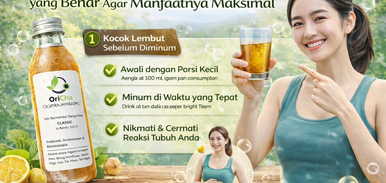 Cara Minum Kombucha Cara Minum Kombucha