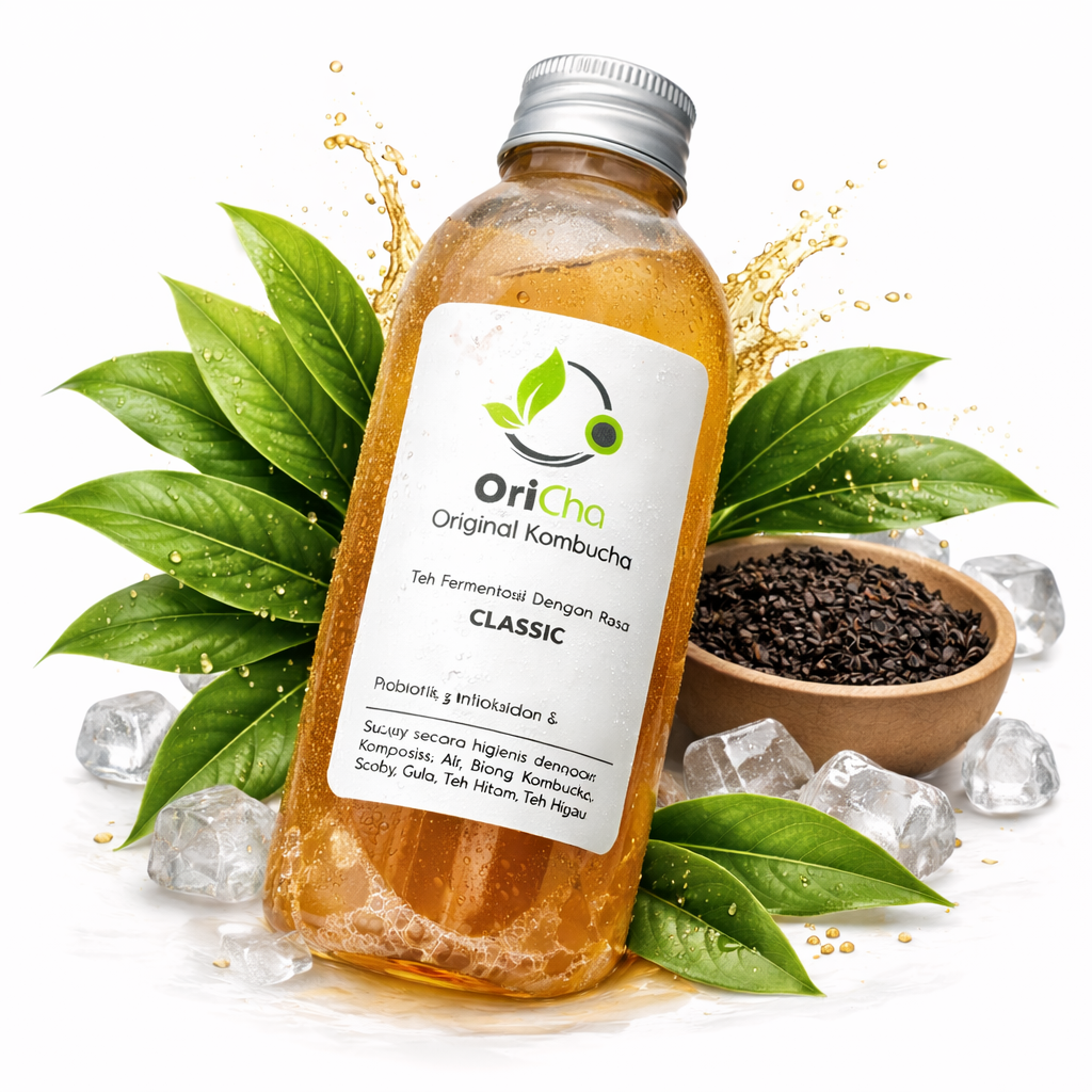 Oricha Kombucha 01 Apa Itu Kombucha Minuman Probiotik Fermentasi Teh